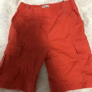 Boys orange cotton shorts